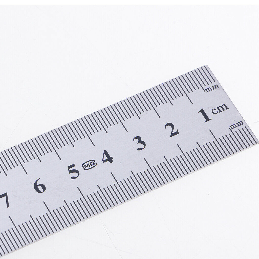 Square Stainless Steel Measure Ruler Engineer Carpenter Woodwork Tools