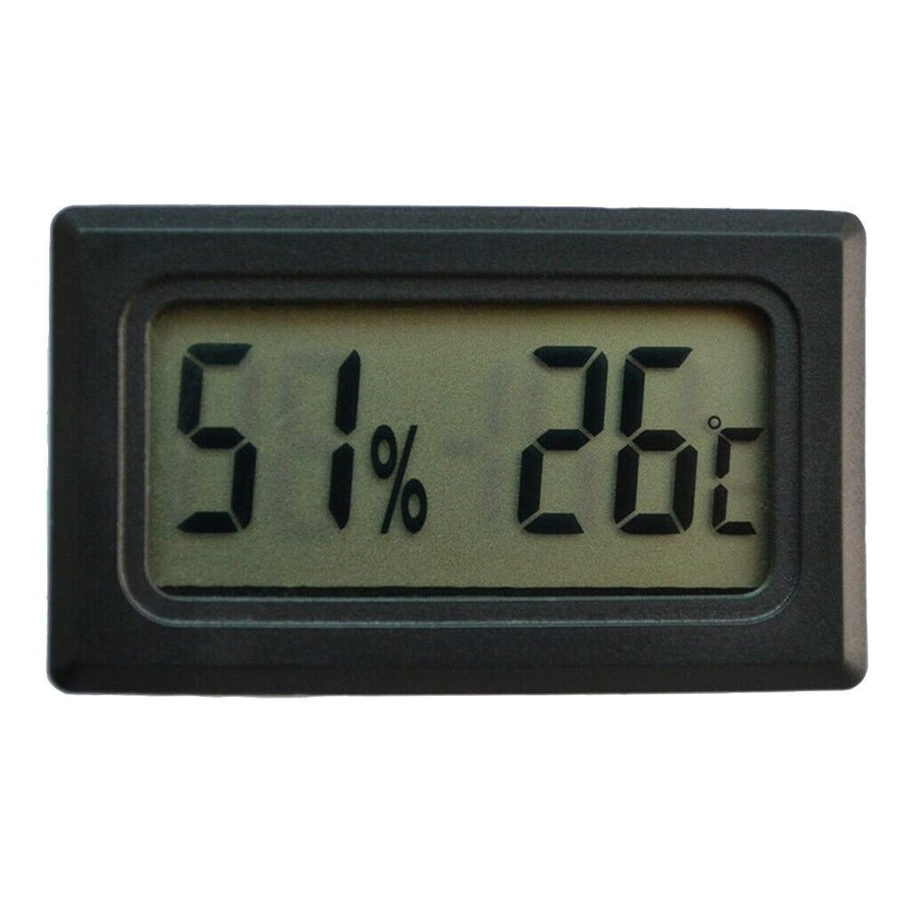 2Pcs Mini Digital LCD Thermometer Hygrometer