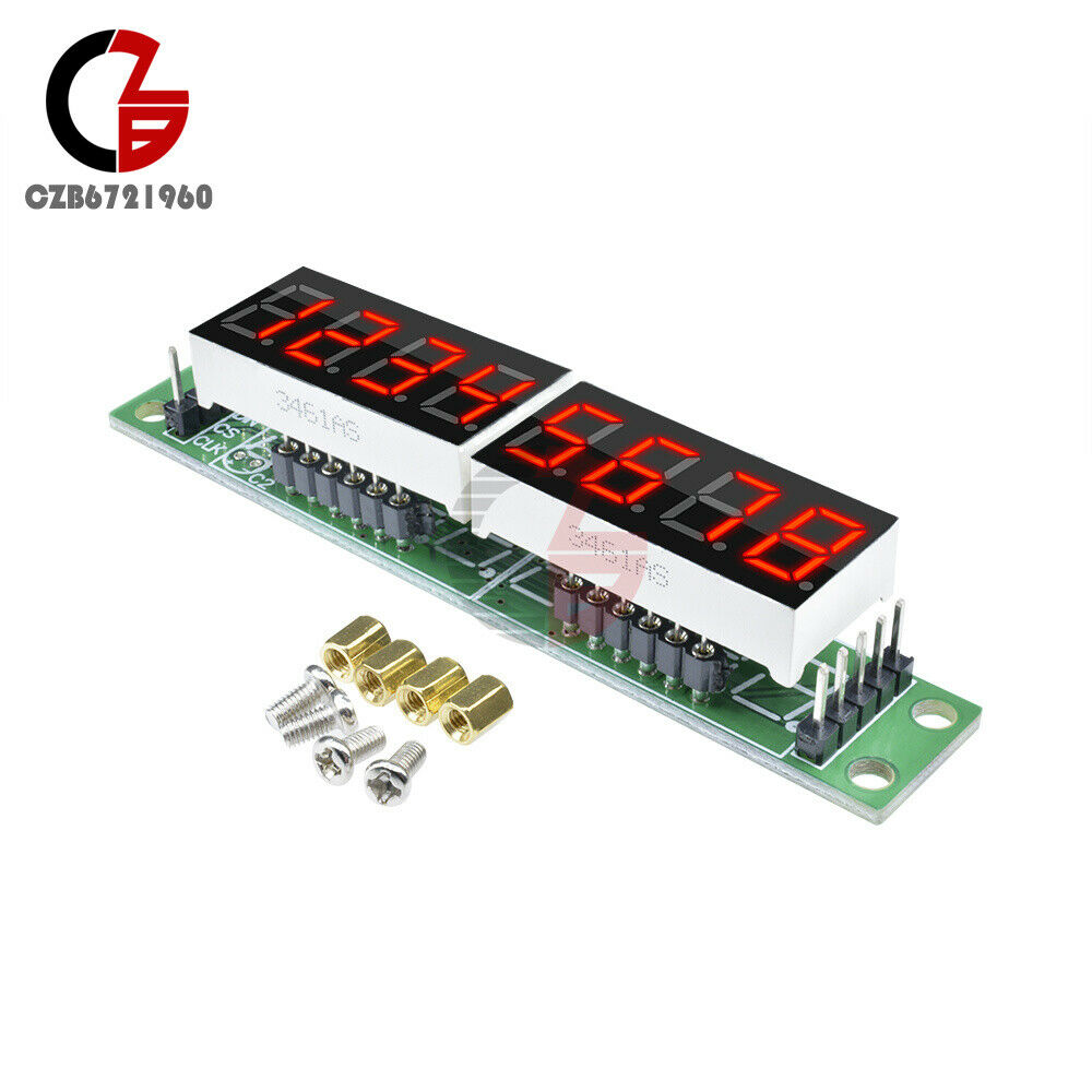 2Pcs 5V Red MAX7219 Digital Tube 8-Digit LED Display Control Module for Arduino