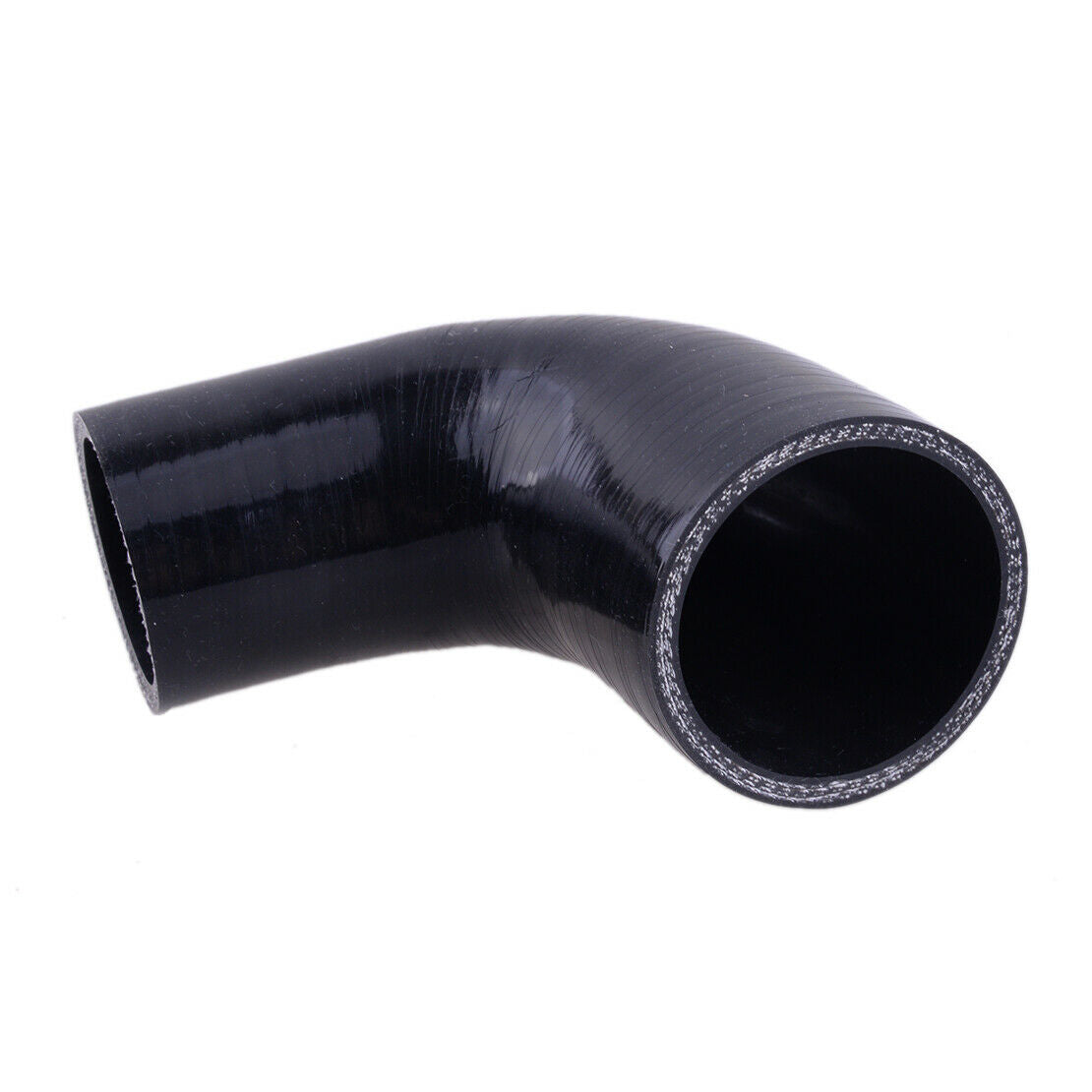 2" to 2.5" Silicone 90 Degree Elbow Reducer Pipe Hose Black Car Hot