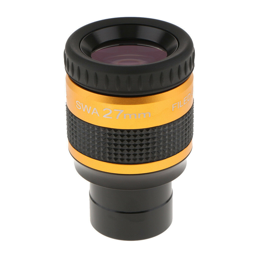 Lovoski 1.25"31.7mm SWA 70-Deg 27mm Super Wide Angle Eyepiece for Telescope