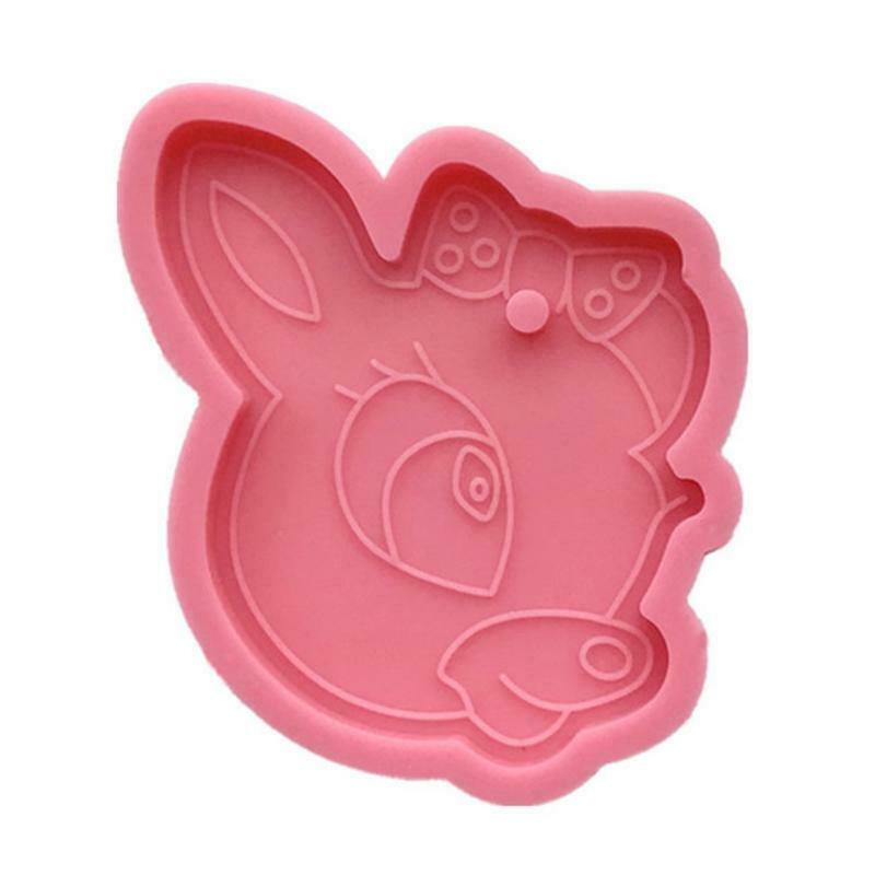 Diy Fawn Keychain Mold Epoxy Crystal Silicone Mold Customized Mold for Gift
