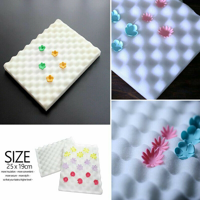 2pcs/lot Baking Fondant Cake Flower Styling Wave Foam Pad Mold Bakeware Tool  Lt