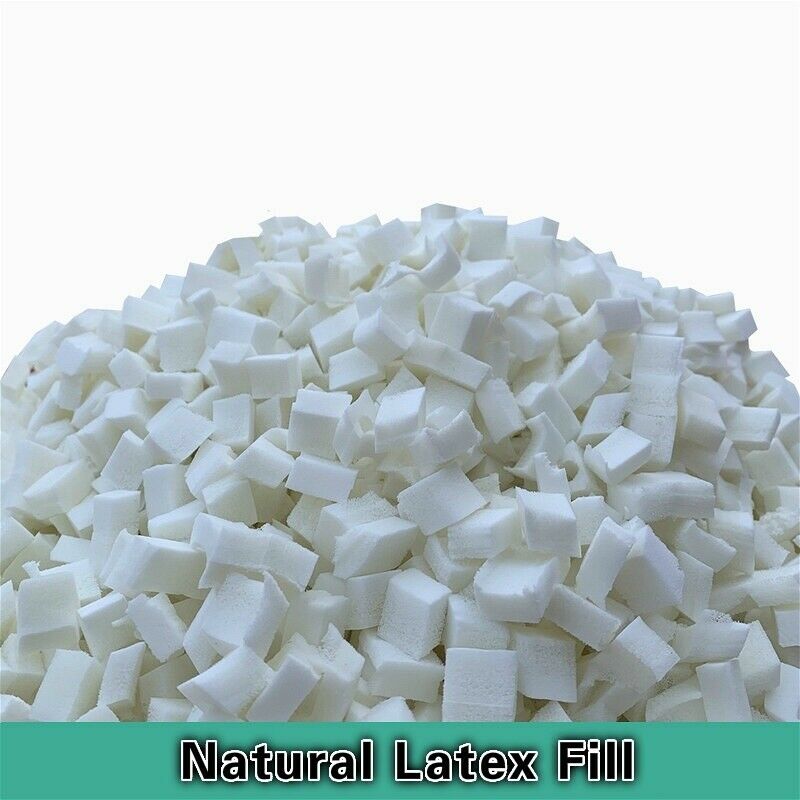 500g Natural Latex Fill Square Loose Stuffing for Pillows/Cushions Bean Bag DIY