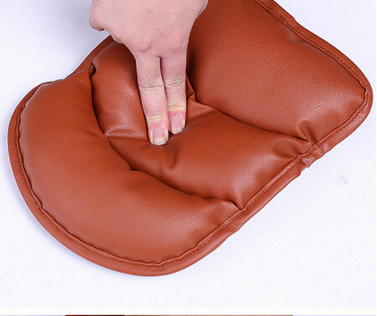 Practical Car Interior Center Armrest Console Soft Pad Cushion PU Leather Mat