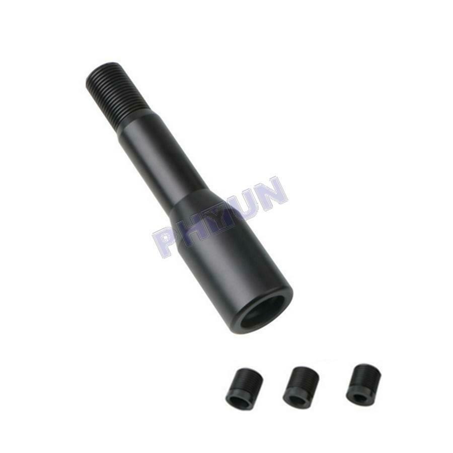 Black Car Straight Shift Knob Extension For Manual Shifter Lever 13CM Universal