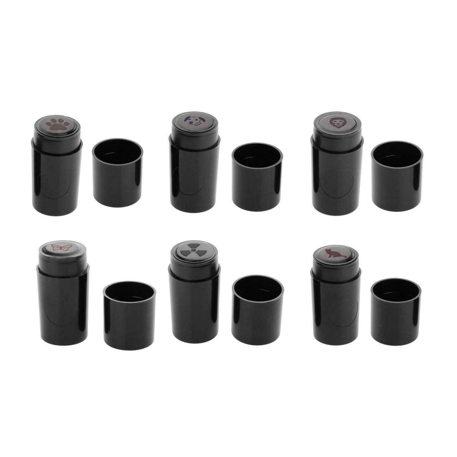 6pcs Golf Ball Stamper Quick Drying Plastic Golf Accessories Waterproof