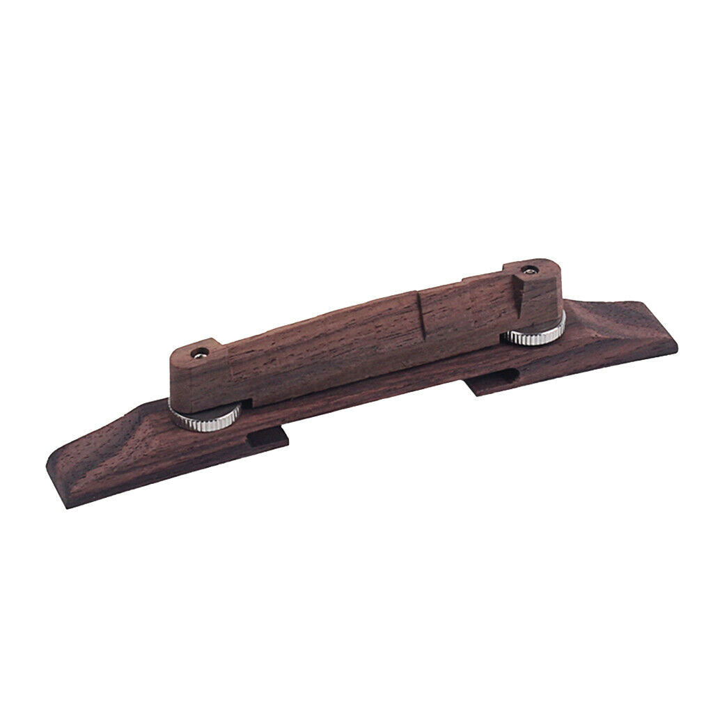 Archtop Jazz Guitar Bridge with Carved Select Saddle, Rosewood