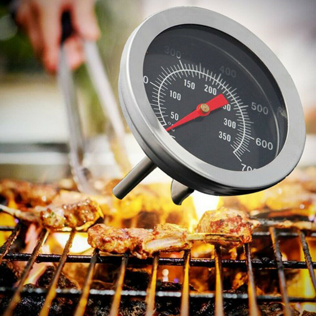 2Pcs New Barbecue BBQ Grill Thermometer Temp Gauge Outdoor Cam Cook Tool