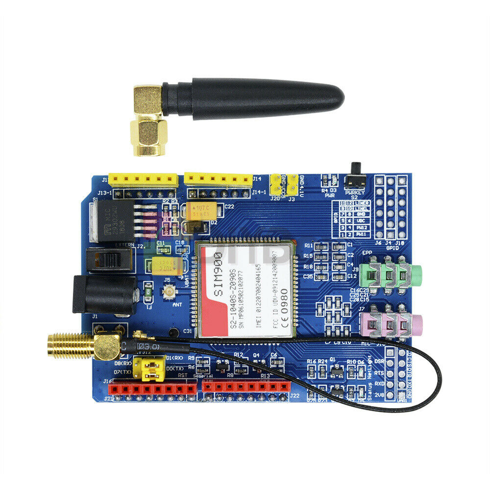 SIM900 850/900/1800/1900 MHz GPRS/GSM Development Board Module Kit For Arduino