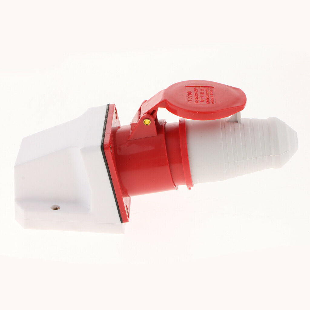 380V-415V 16A Waterproof Male And Female Connectors 3P+E IP44 6H Plug Socket