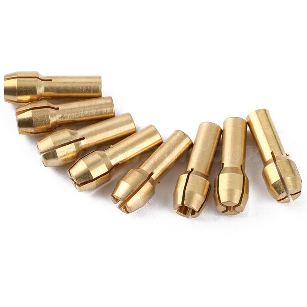 1 Set of 4 size Brass Collet Fits Dremel Pin Vise Dia: 1/25" 1/16" 3/32" 1/8"