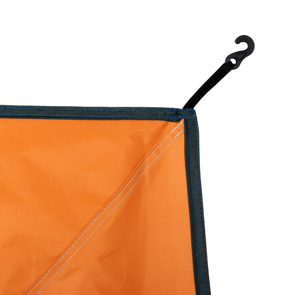 2pcs Portable Foldable Waterproof Tent Canvas Rain Cover for Camping - 81 X 81cm