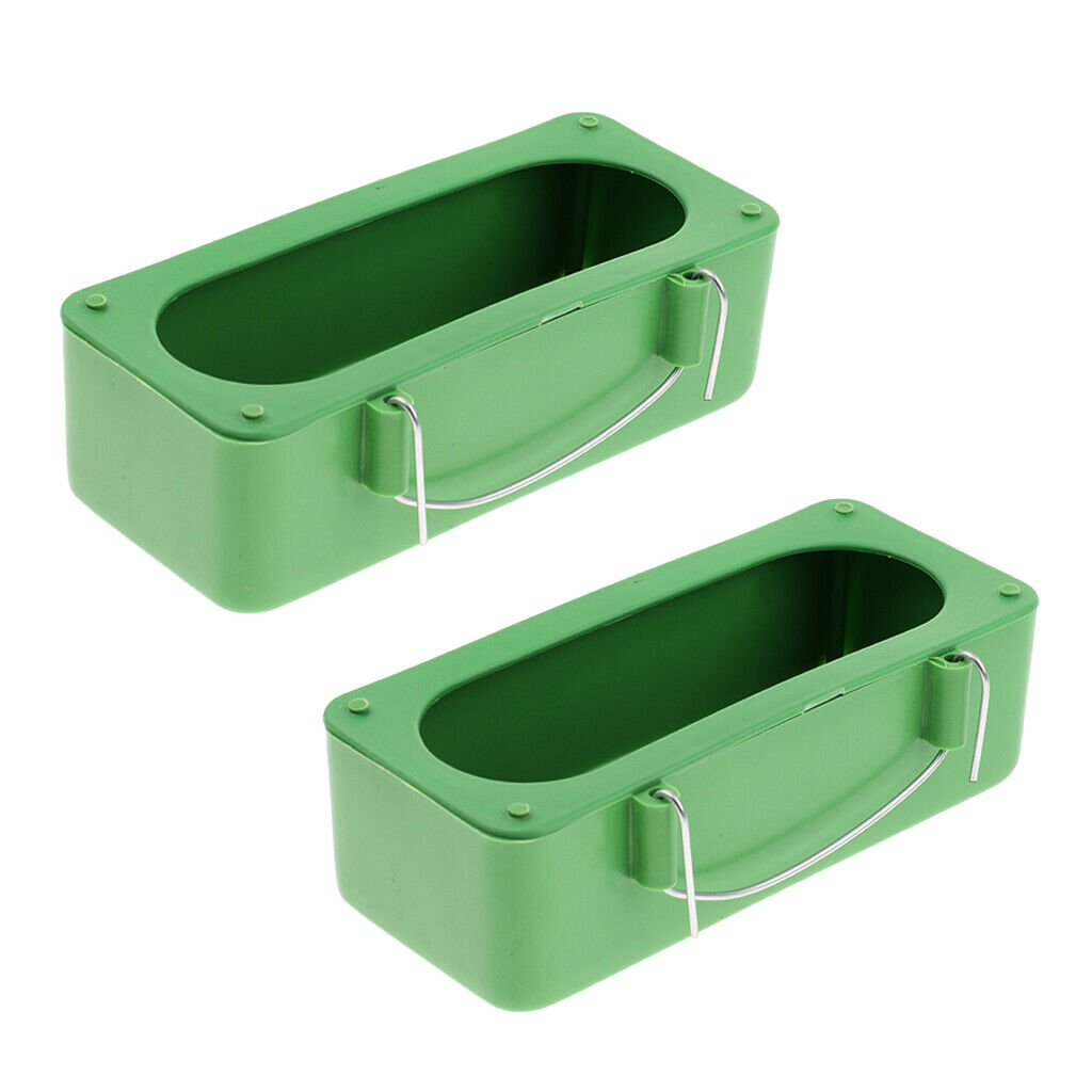 2pcs food dispenser food bowl water bowl bathtub for