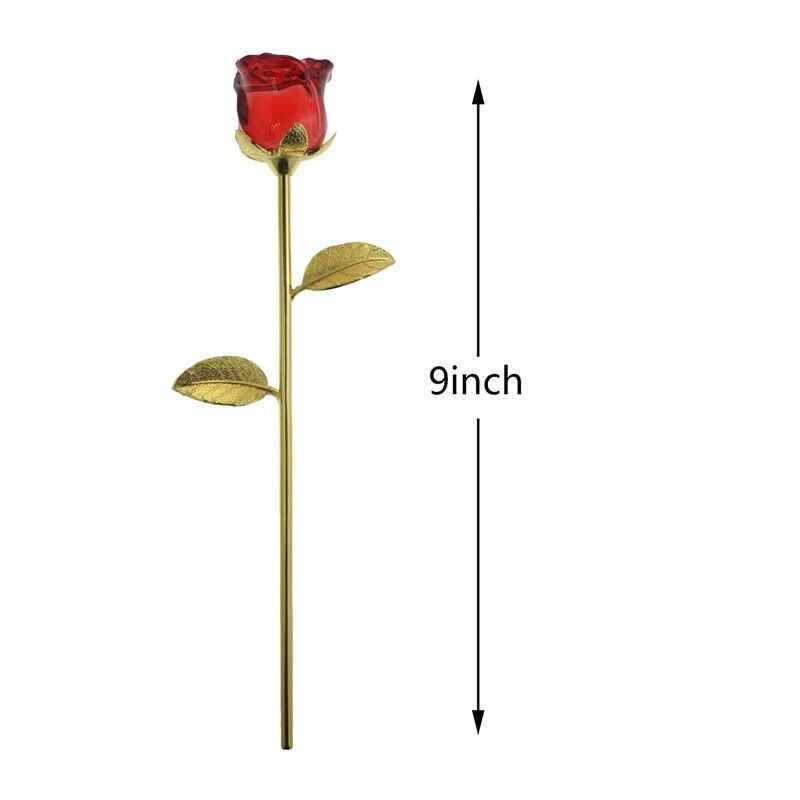 Crystal Rose Flower, Best Gift for Valentine's Day, Mother's Day, AnniversarP3P1