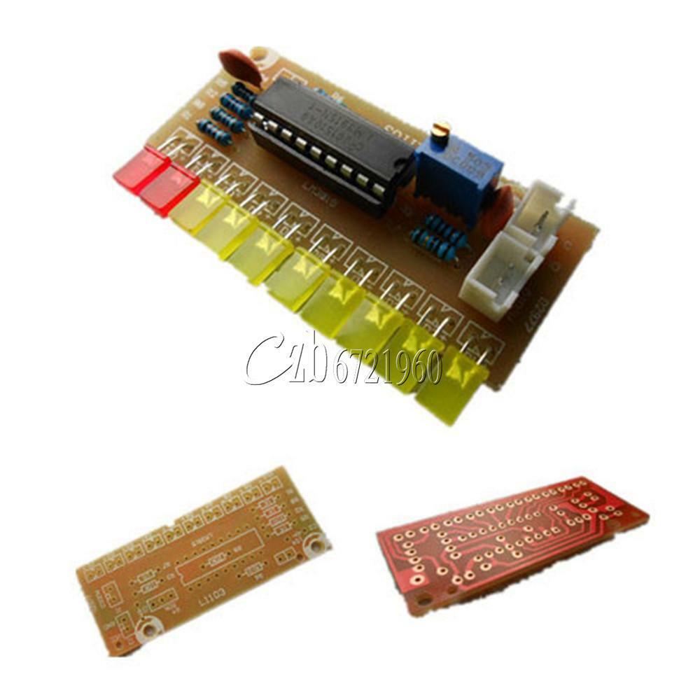 Funny LM3915 DIY 10 Audio Level Indicator Kit Electronic Audio Indicator Suite