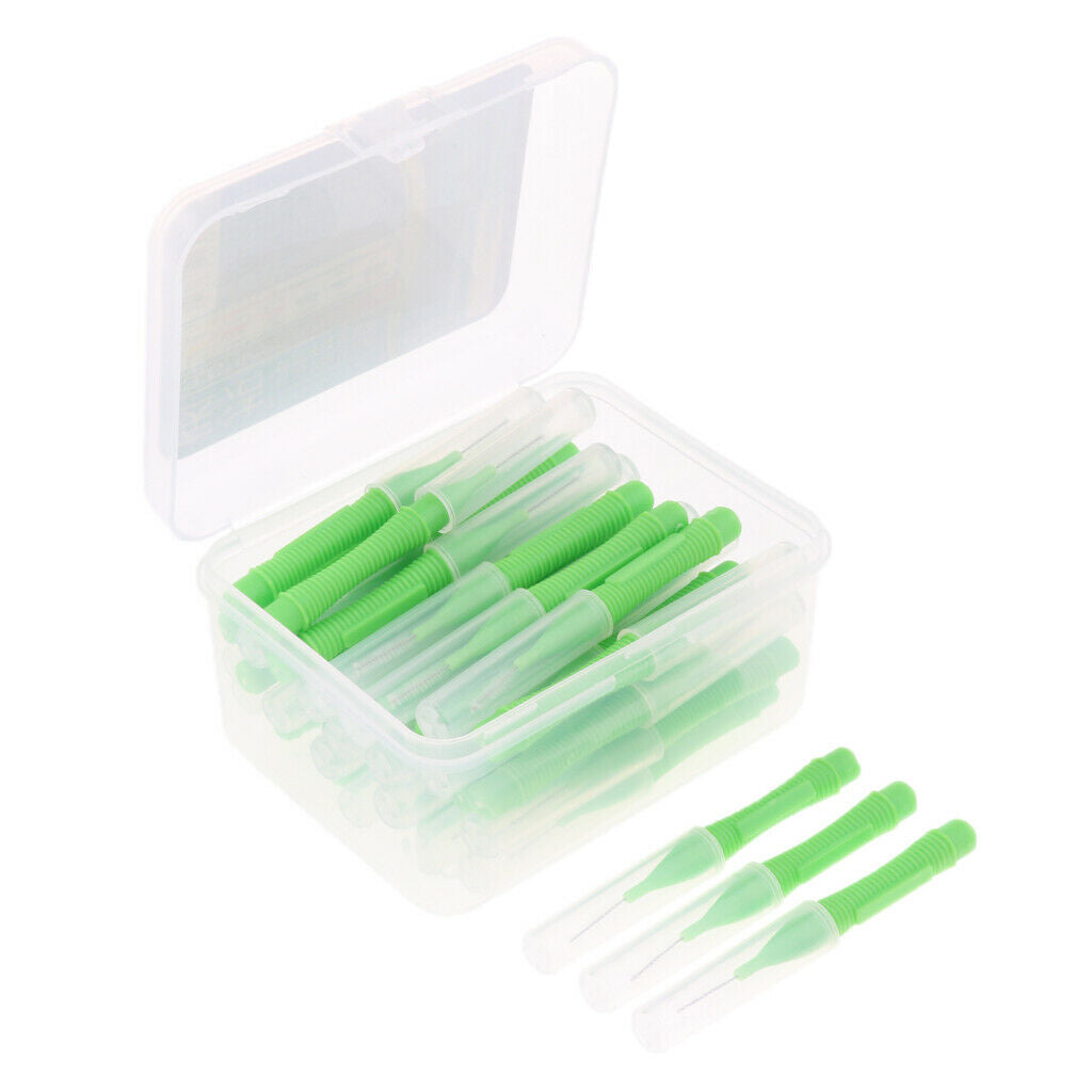 Bulk 80x Interdental Brushes Toothpick Dental Tooth Brush Plaque Removal