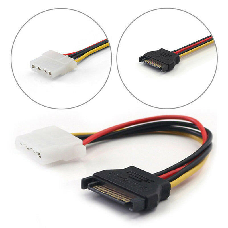 SATA Power Female to Molex Male Adapter Converter Cable, 6-Inch!NJC.l8