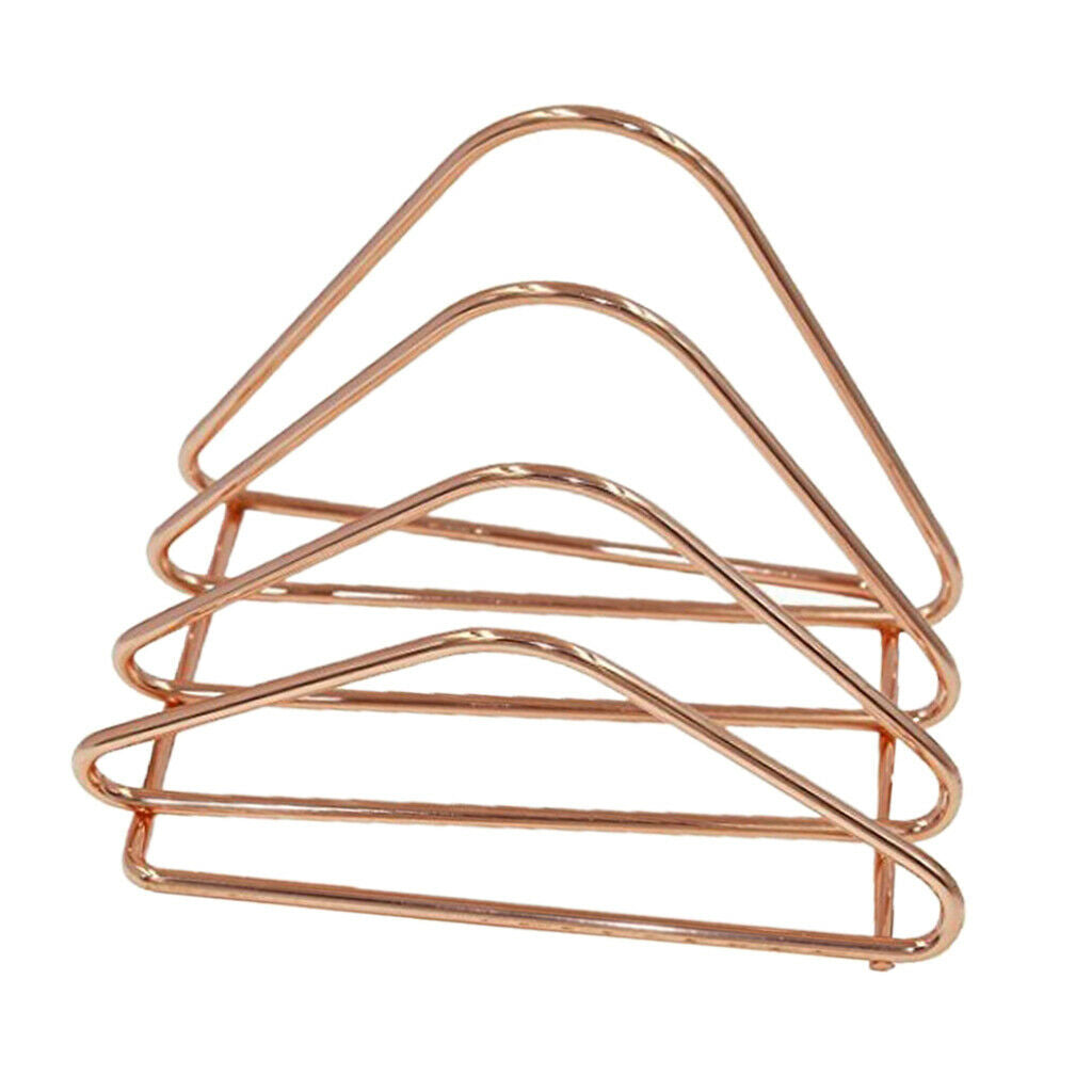 Golden Plated Magazine Newspaper Holder Basket - Magazine Rack - Desk or Table