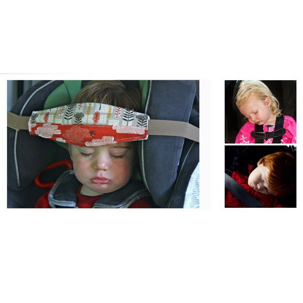 Adjustable Baby Kids Head Support Holder Belt Safety Car Seat Sleep Nap Aid