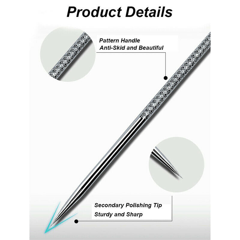 4pcs Stainless Steel Acne Removal Needles Pimple Blackhead Remover Tools Spoonï¼