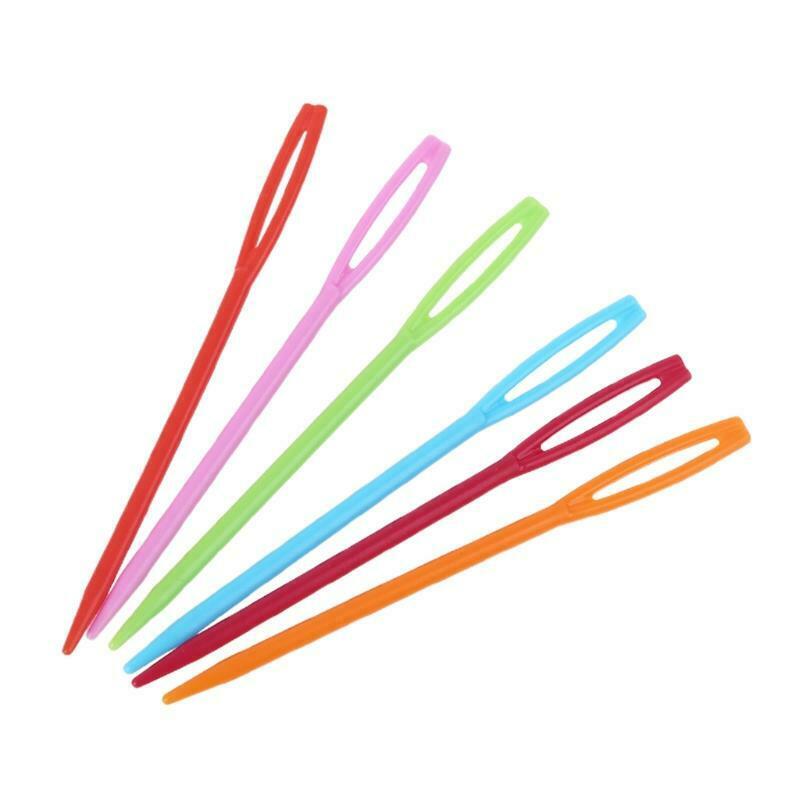 90 Pcs/Set 9cm/7cm/15cm Plastic Sewing Needles Crochet Hook DIY Sweater Weaving