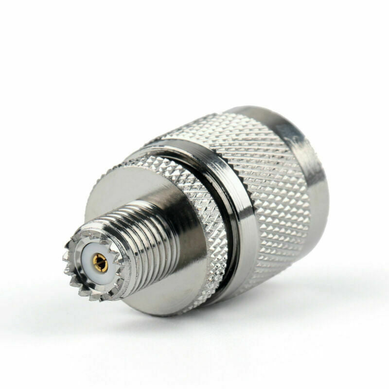 10x Adapter Pl259 UHF Plug Male To Mini UHF Female Jack RF Connector M/F  AT2