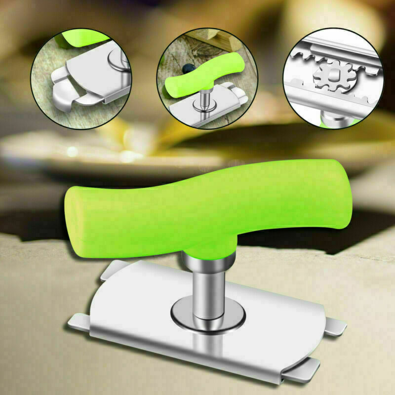 Adjustable Can Opener Stainless Steel Easy Twist Off Jar Bottle Lid Remover