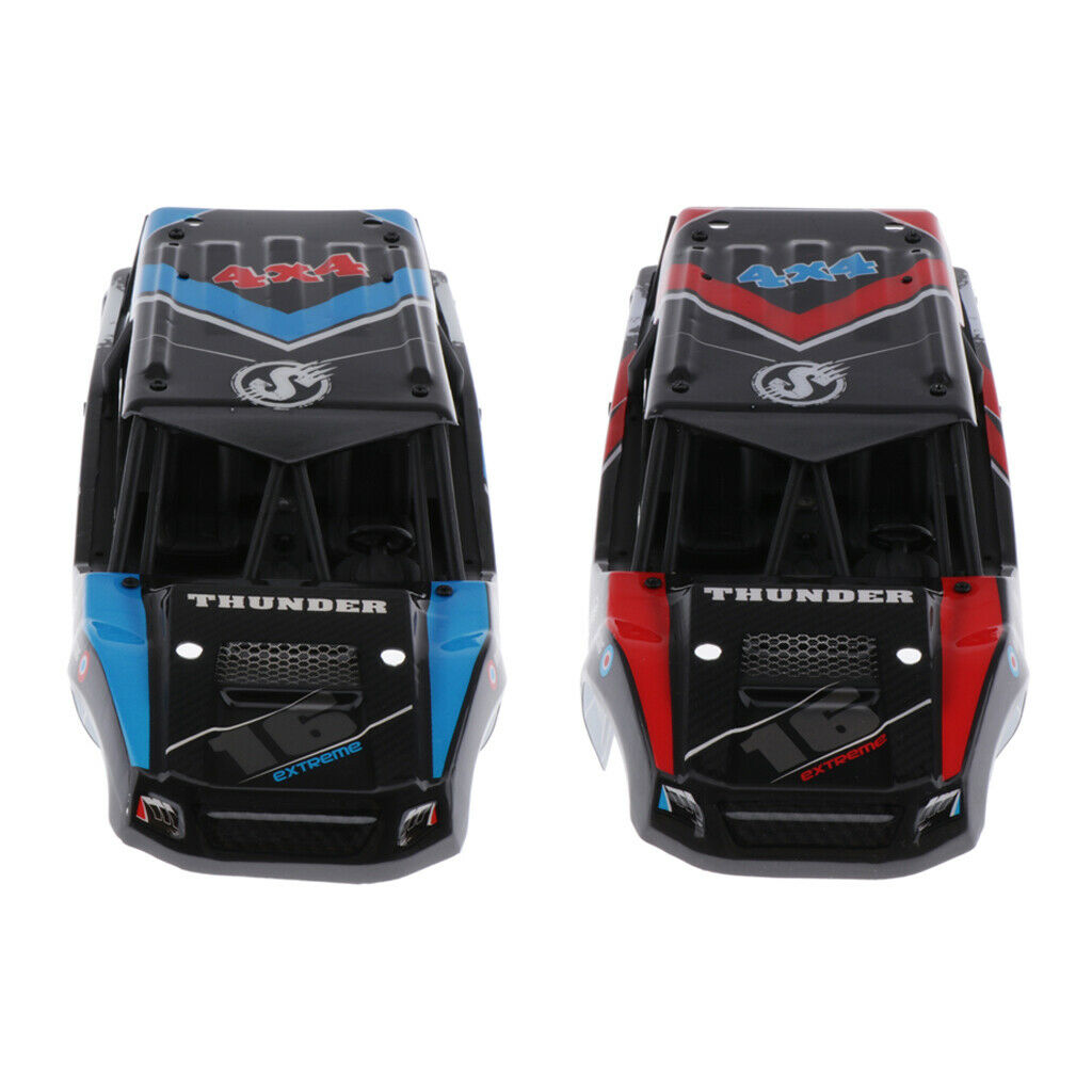 1Pc PVC Car Body Shell for 1:18 Scale HS 18312 RC Crawler Truck Red