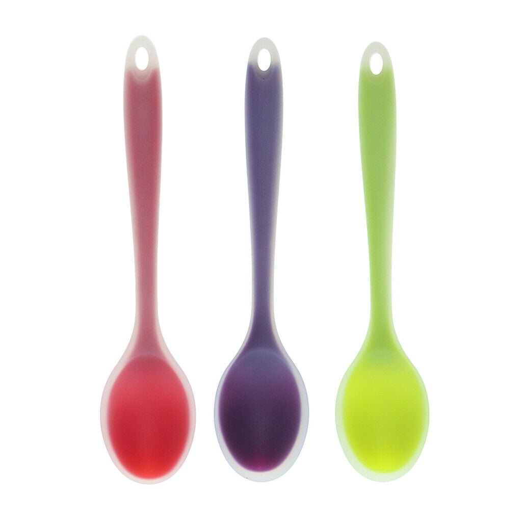 Silicone Spoon Kitchen Accessory Spoon Spice Rice Flour Soup