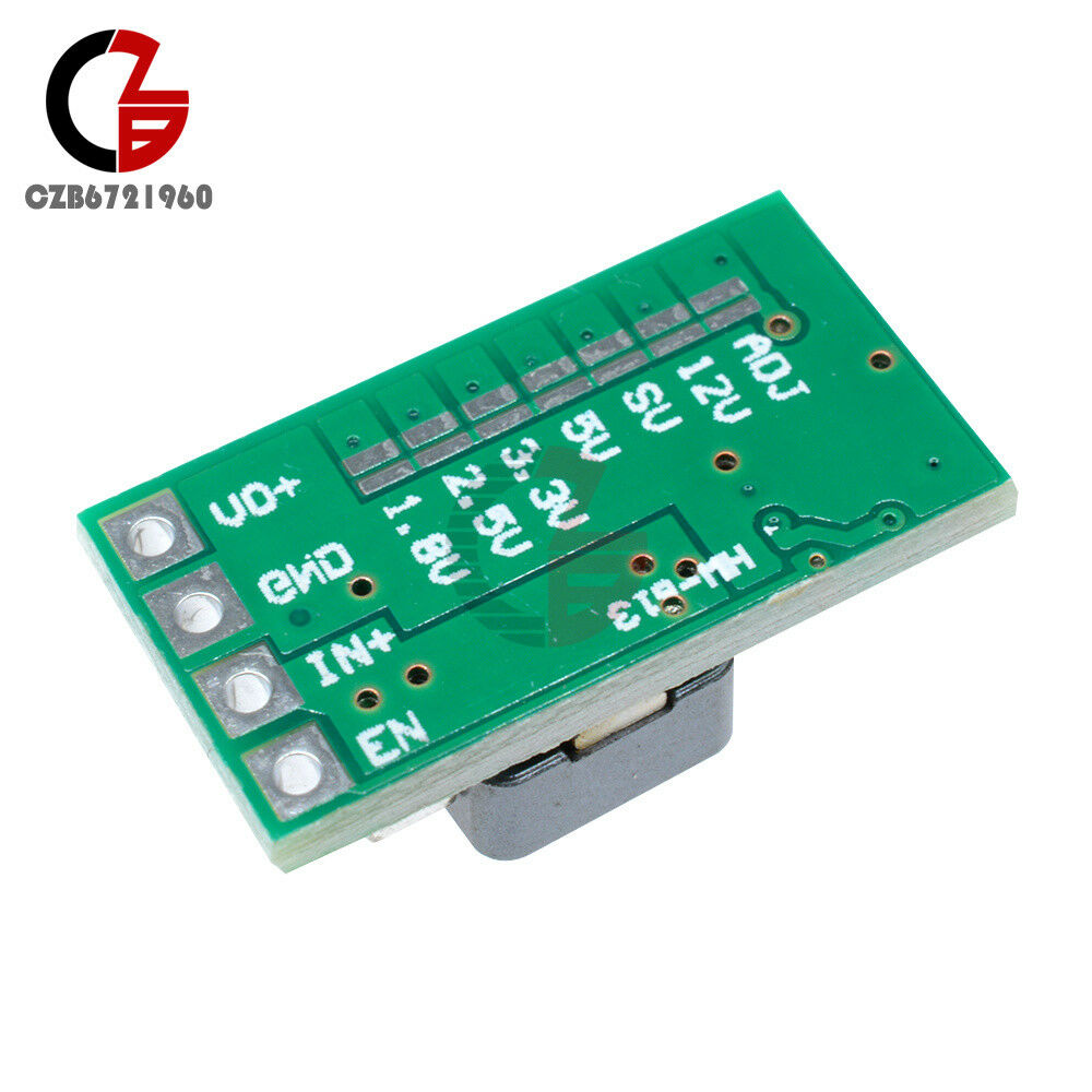 2PCS DC-DC 12-24V to 5V 3A Adjustable Step down Power Module Buck Mini Converter