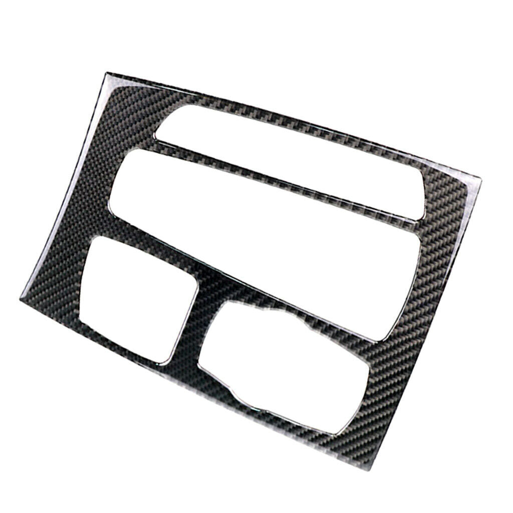 Carbon Fiber Car Control Gear Shift Panel Stickers Cover Trim Strip For BMW