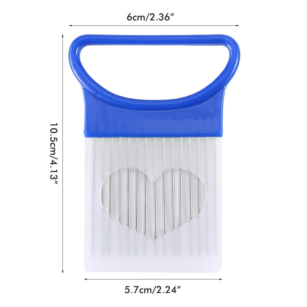 Vegetables Slicer Cutting Aid Holder Guide Slicing Cutter Kitchen Onion Holder