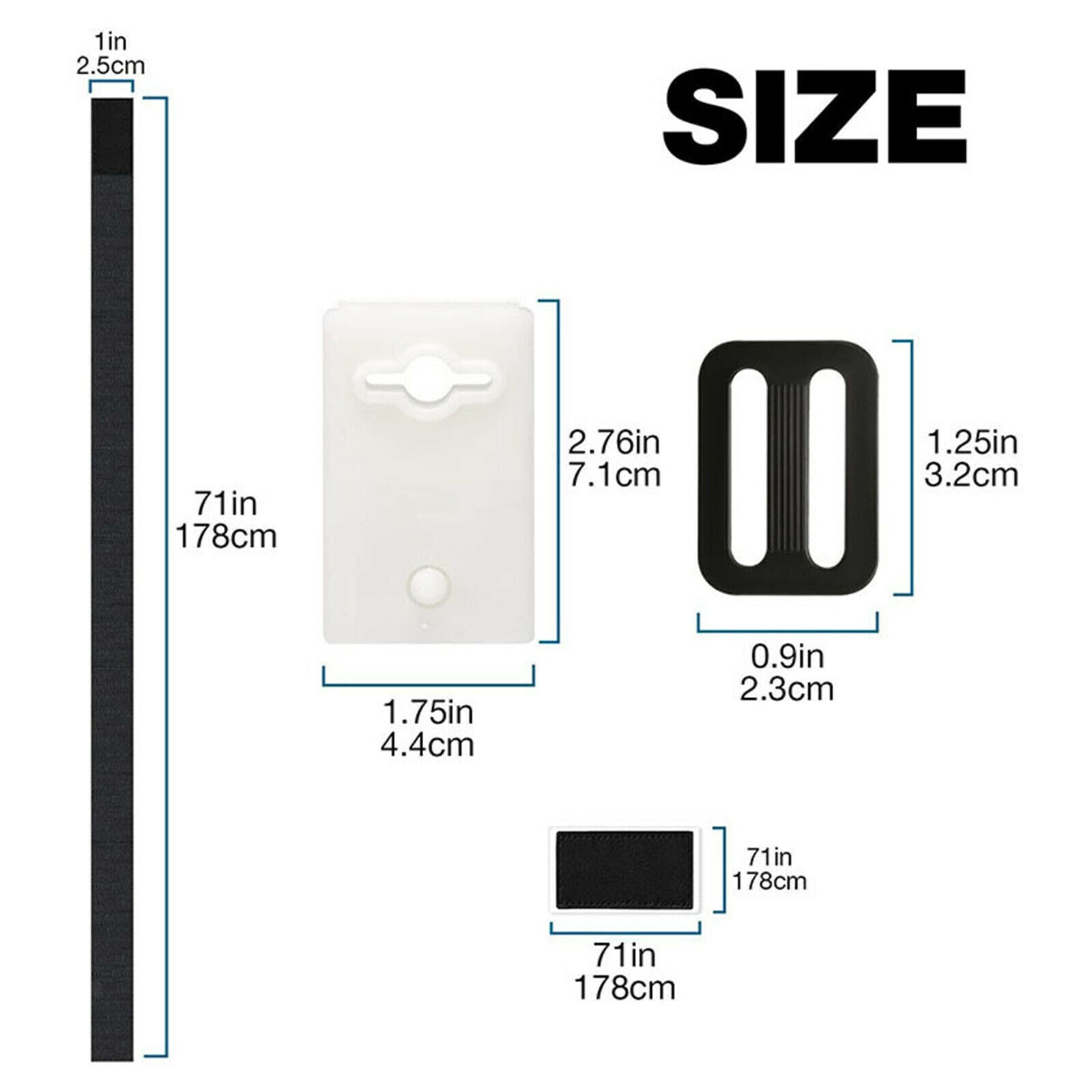 Universal Pool Solar Cover Reel Attachment Straps Kit for Swimming Pool