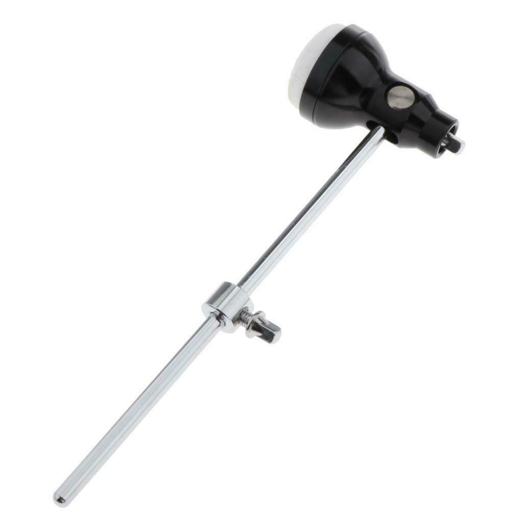 Bass Drum Pedal Beater Head Mallet Hammer Head Stainless steel shaft Accs