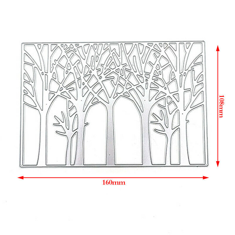 Nice Tree Cutting Dies Background Metal Cutting Dies Stencils For Card Ma.l8