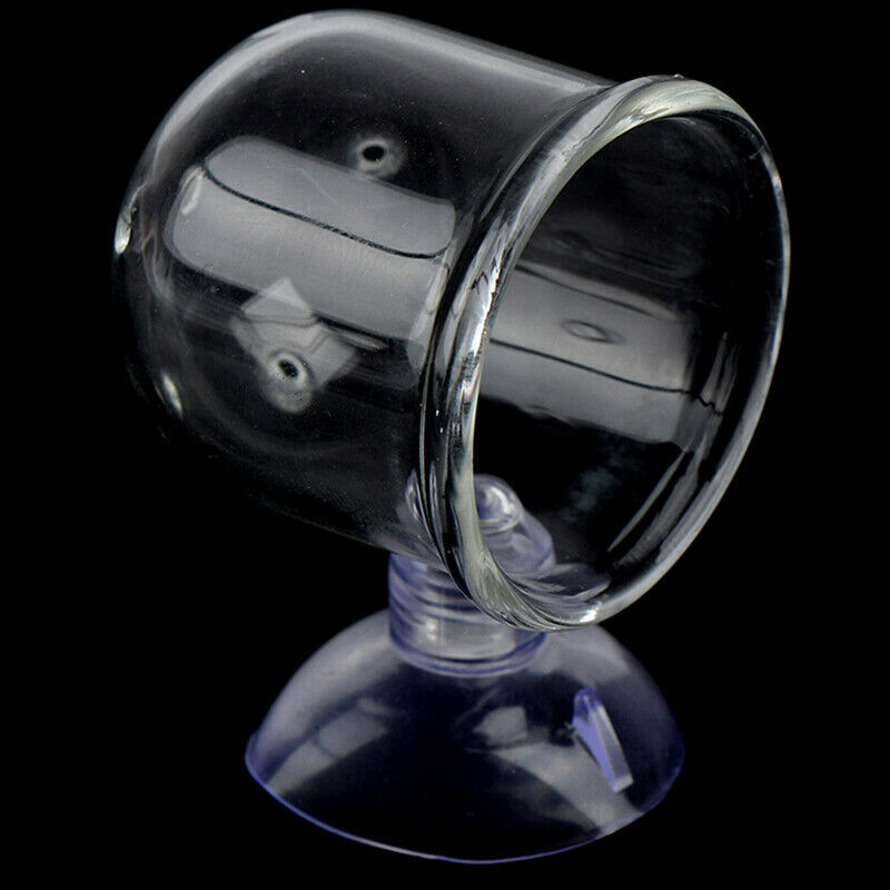 Pinhole Pot Plant Feeding Cup Holder Shrimp Aquarium Fish Tank Aquatic Fe.l8