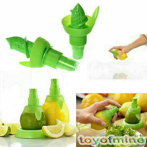 2PCS Citrus Fruit Lemon Orange Juicer Spray salad Lime Mist sprinkling Extractor