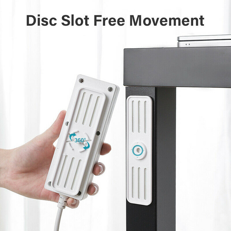 Multifunctional Rotatable Power Strip Holder Punch-free hook Adhesive Wall Ho KX