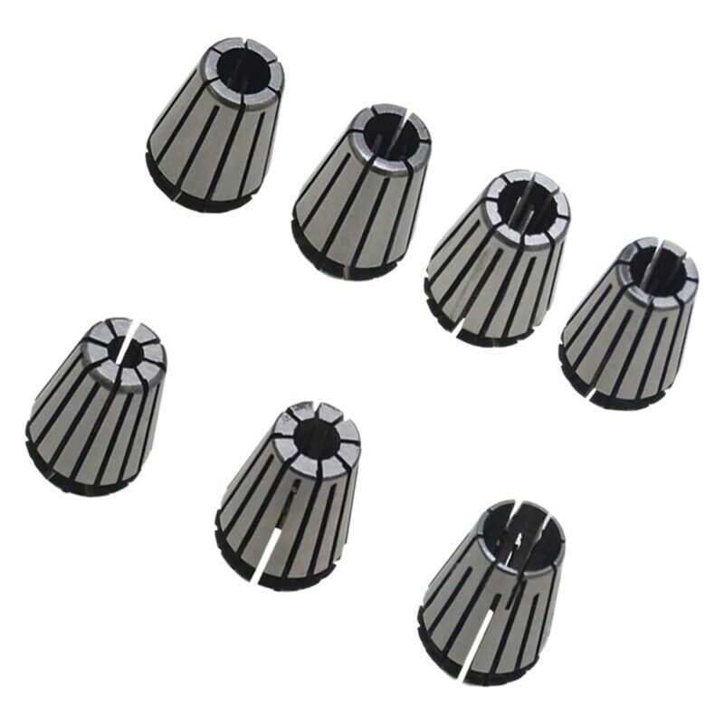 7Pcs ER CNC Sp Collet Set for CNC Engraving Milling Lathe Tool 1.0mm-7.0mm Q9J6