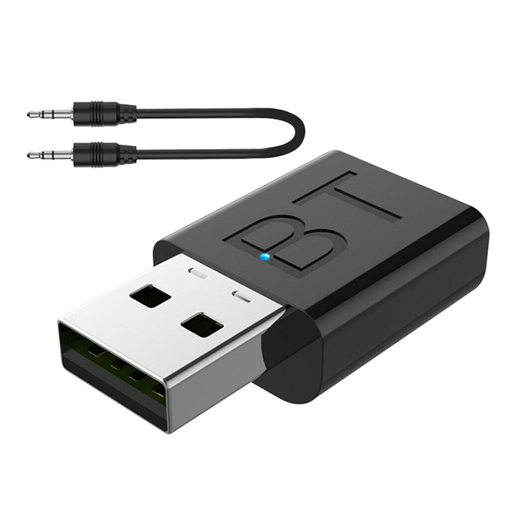 Wireless USB Bluetooth V5.0 Transmitter And Receiver 2 in 1 Audio Home Adapter