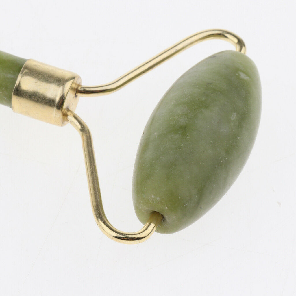 2 Pieces Natural Jade Face, Neck, Body, Spa, Massage, Roller, Lifting