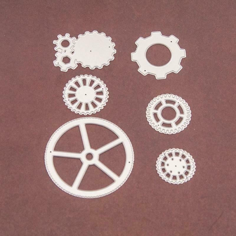 Gear Cutting Dies Stencil For DIY Scrapbooking Embossing Album Paper Card Craft