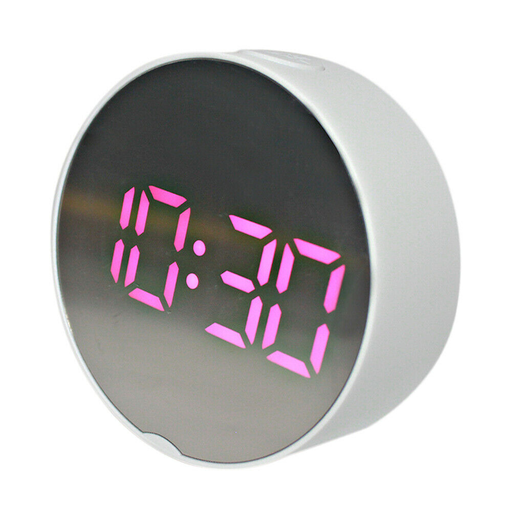2x Digital LED Alarm Clock Multi-function Clock for Bedroom Office Elders