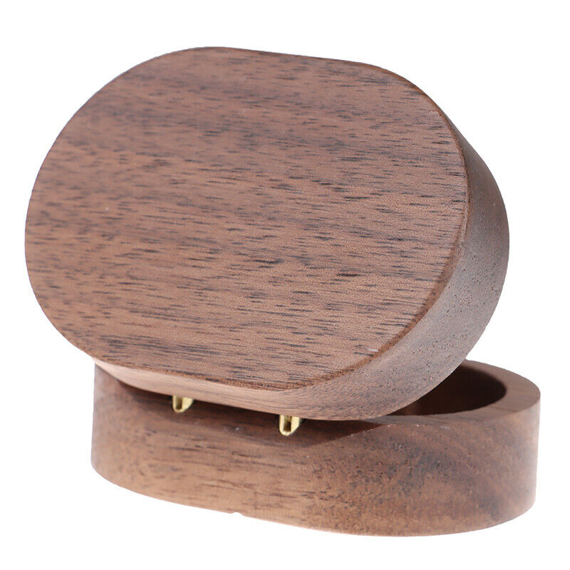 Wood jewelry Ring Box Rustic Wedding Ring Holder Collection Display Gift .l8