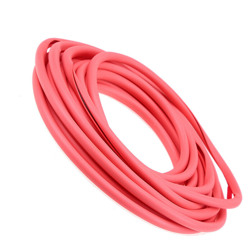 5M Red Rubber Seal Guard Strip U Shape Car Door Edge Side Protector Anti Scratch