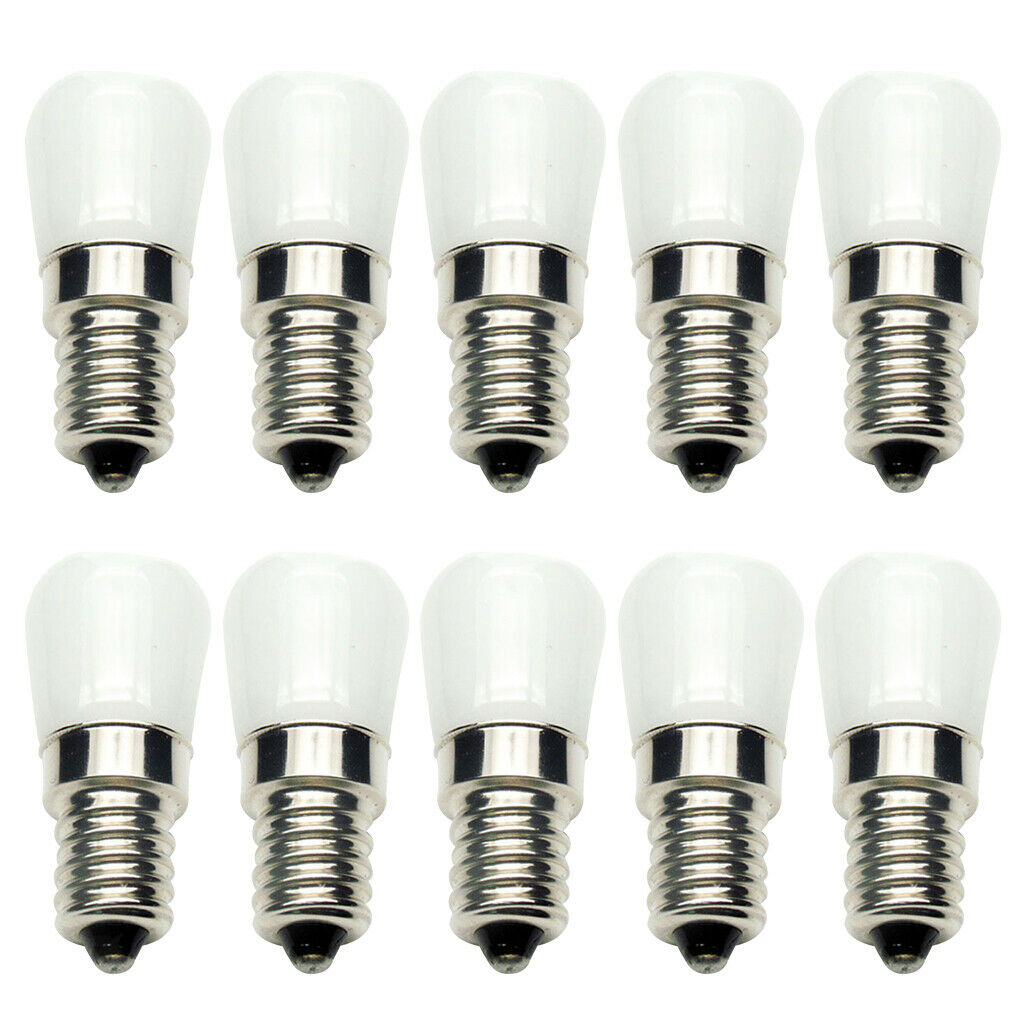 10Pcs 2W LED Light Lamp Bulb Night Daylight Replacement Bulb E14 Warm White