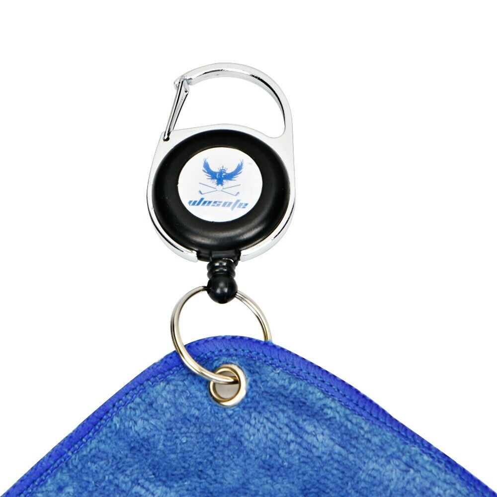 Water Absorption With Carabiner Hook Cleaning Towels Cleans Clubs Golf Towel