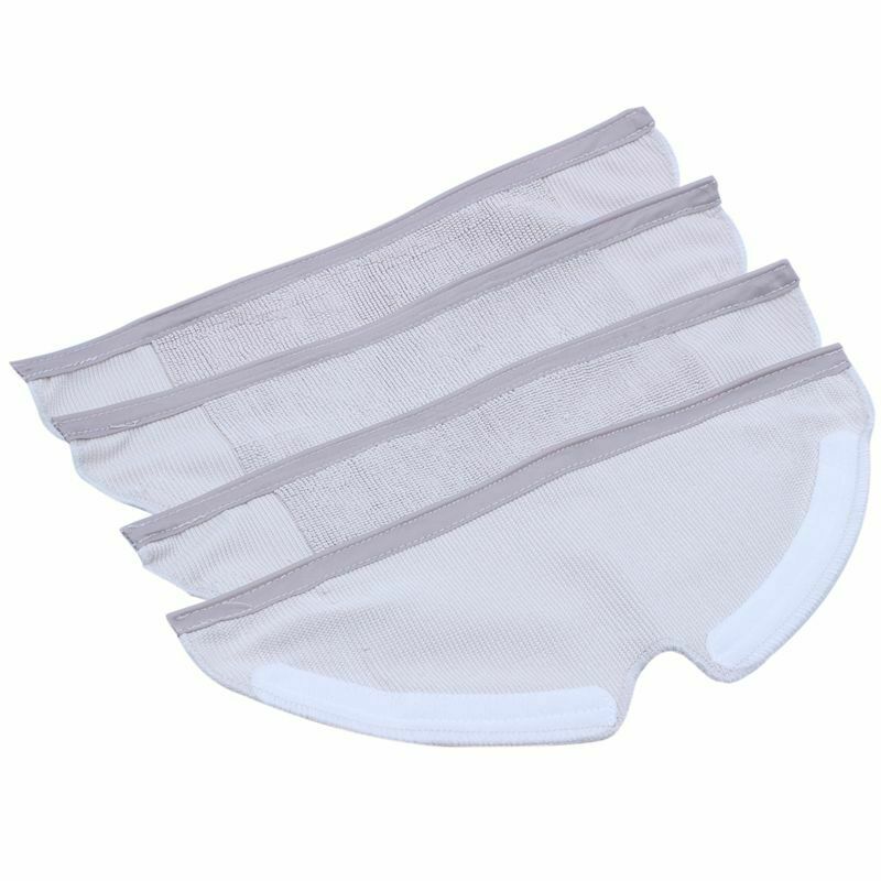 4pcs Washable Mop Cloth Vacuum Cleaner pads for Roborock Mopping Cloths for  GV7
