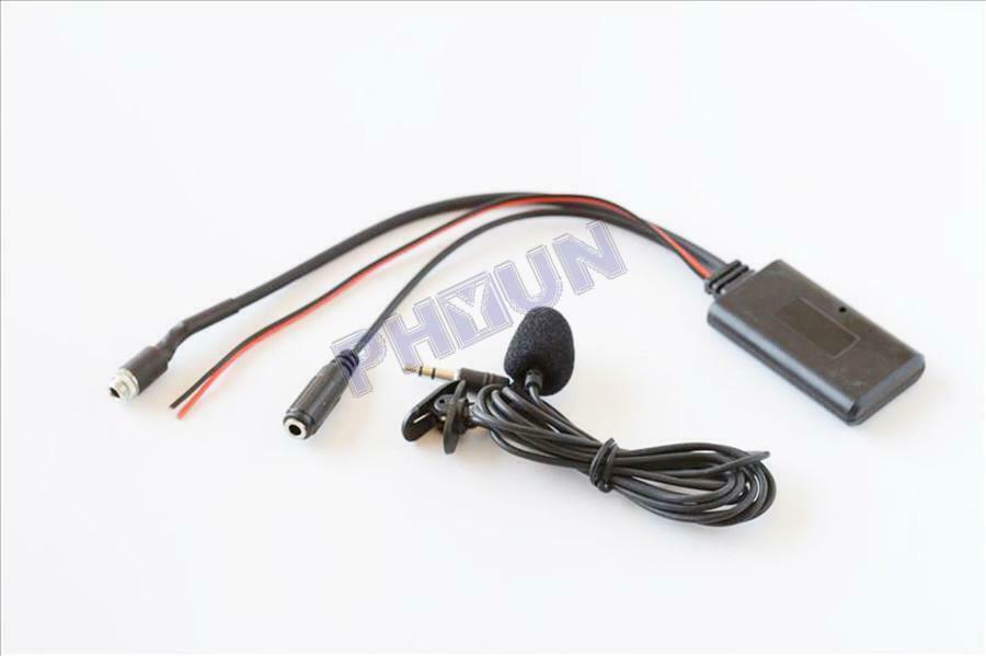 3.5MM Car Aux Receiver Female to Male Stereo Music Audio Adapter + MIC Universal